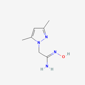 2-(3,5-Dimethyl-1H-pyrazol-1-yl)-N'-hydroxyethanimidamide