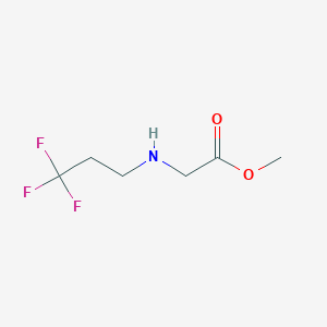 Methyl 2-[(3,3,3-trifluoropropyl)amino]acetate