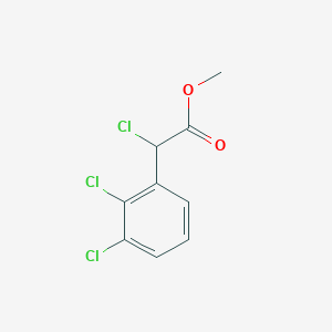 molecular formula C9H7Cl3O2 B1527470 2-氯-2-(2,3-二氯苯基)乙酸甲酯 CAS No. 1249312-21-7