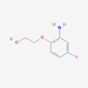 2-(2-Amino-4-iodophenoxy)ethan-1-ol