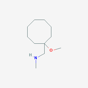 molecular formula C11H23NO B15274794 [(1-Methoxycyclooctyl)methyl](methyl)amine 