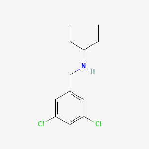 [(3,5-Dichlorophenyl)methyl](pentan-3-yl)amine