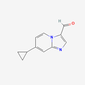 7-Cyclopropylimidazo[1,2-a]pyridine-3-carbaldehyde