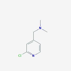 molecular formula C8H11ClN2 B1527490 [(2-Chloropyridin-4-yl)methyl]dimethylamine CAS No. 933689-05-5