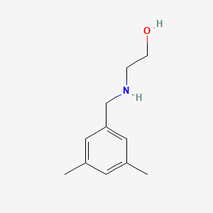 2-{[(3,5-Dimethylphenyl)methyl]amino}ethan-1-ol