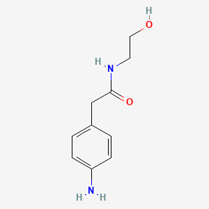 2-(4-aminophenyl)-N-(2-hydroxyethyl)acetamide