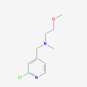 molecular formula C10H15ClN2O B1527494 [(2-氯吡啶-4-基)甲基](2-甲氧基乙基)甲胺 CAS No. 1251354-97-8