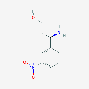 (3r)-3-Amino-3-(3-nitrophenyl)propan-1-ol