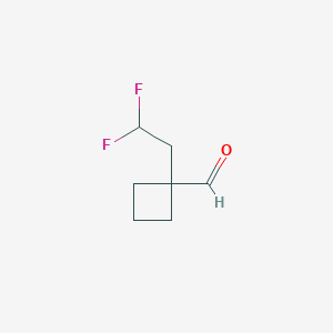 1-(2,2-Difluoroethyl)cyclobutane-1-carbaldehyde