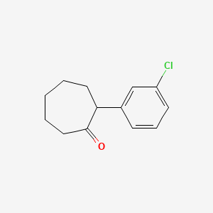 2-(3-Chlorophenyl)cycloheptan-1-one