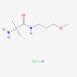molecular formula C8H19ClN2O2 B1527502 2-氨基-N-(3-甲氧基丙基)-2-甲基丙酰胺盐酸盐 CAS No. 1219963-96-8