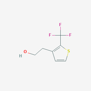 2-[2-(Trifluoromethyl)thiophen-3-yl]ethan-1-ol