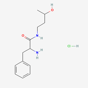 molecular formula C13H21ClN2O2 B1527508 2-氨基-N-(3-羟基丁基)-3-苯基丙酰胺盐酸盐 CAS No. 1236256-43-1