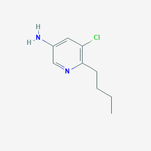 6-Butyl-5-chloropyridin-3-amine