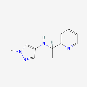 1-Methyl-N-[1-(pyridin-2-yl)ethyl]-1H-pyrazol-4-amine