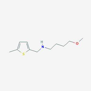 molecular formula C11H19NOS B15275155 (4-Methoxybutyl)[(5-methylthiophen-2-yl)methyl]amine 