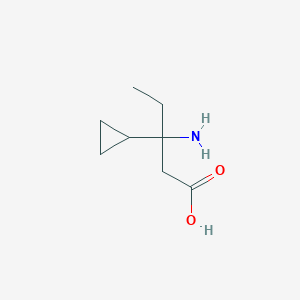 3-Amino-3-cyclopropylpentanoic acid