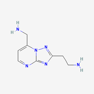 2-[7-(Aminomethyl)-[1,2,4]triazolo[1,5-a]pyrimidin-2-yl]ethan-1-amine