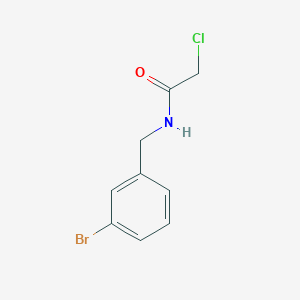 molecular formula C9H9BrClNO B1527522 N-(3-bromobenzyl)-2-chloroacetamide CAS No. 1248101-76-9