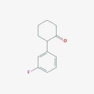 2-(3-Fluorophenyl)cyclohexan-1-one