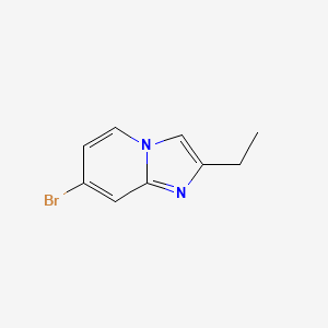 molecular formula C9H9BrN2 B15275255 7-Bromo-2-ethylimidazo[1,2-a]pyridine 