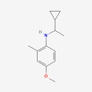 N-(1-cyclopropylethyl)-4-methoxy-2-methylaniline