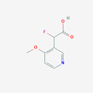 2-Fluoro-2-(4-methoxypyridin-3-yl)acetic acid