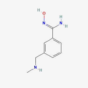 N'-hydroxy-3-[(methylamino)methyl]benzene-1-carboximidamide