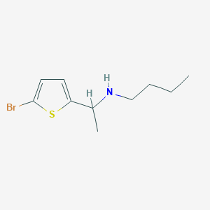 [1-(5-Bromothiophen-2-yl)ethyl](butyl)amine