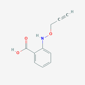 2-[(Prop-2-yn-1-yloxy)amino]benzoic acid