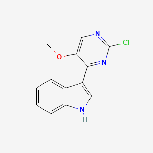 3-(2-Chloro-5-methoxypyrimidin-4-yl)-1H-indole