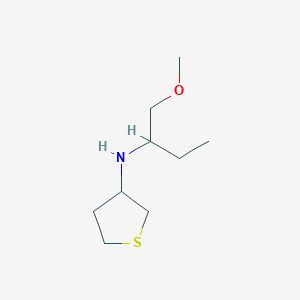 N-(1-methoxybutan-2-yl)thiolan-3-amine