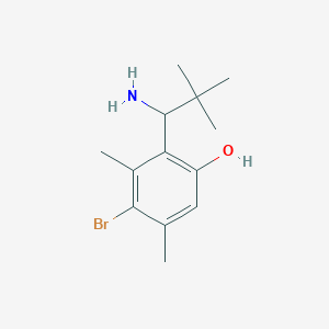 2-(1-Amino-2,2-dimethylpropyl)-4-bromo-3,5-dimethylphenol