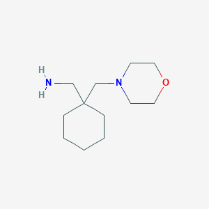 molecular formula C12H24N2O B1527550 [1-(Morpholin-4-ylmethyl)cyclohexyl]methanamine CAS No. 1248125-78-1