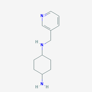 molecular formula C12H19N3 B1527553 (1r,4r)-N1-[(pyridin-3-yl)methyl]cyclohexane-1,4-diamine CAS No. 890652-01-4