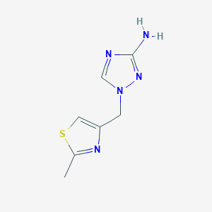 1-[(2-methyl-1,3-thiazol-4-yl)methyl]-1H-1,2,4-triazol-3-amine