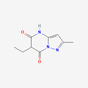 6-Ethyl-2-methyl-4H,5H,6H,7H-pyrazolo[1,5-a]pyrimidine-5,7-dione