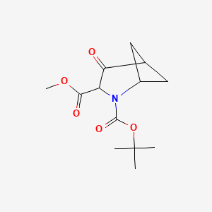 2-Tert-butyl 3-methyl 4-oxo-2-azabicyclo[3.1.1]heptane-2,3-dicarboxylate