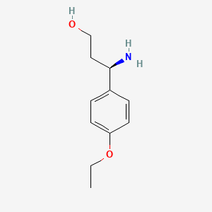 (3R)-3-amino-3-(4-ethoxyphenyl)propan-1-ol