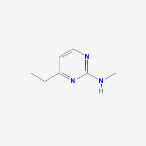 N-Methyl-4-(propan-2-YL)pyrimidin-2-amine