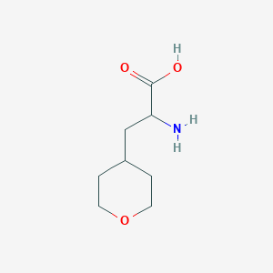 B1527567 2-Amino-3-(tetrahydro-2H-pyran-4-yl)propanoic acid CAS No. 773828-10-7