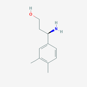 (3R)-3-amino-3-(3,4-dimethylphenyl)propan-1-ol