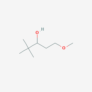 molecular formula C8H18O2 B1527568 1-甲氧基-4,4-二甲基戊醇-3 CAS No. 1249800-80-3
