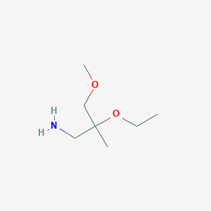 2-Ethoxy-3-methoxy-2-methylpropan-1-amine