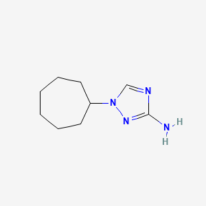 1-cycloheptyl-1H-1,2,4-triazol-3-amine