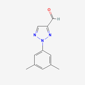 B1527577 2-(3,5-dimethylphenyl)-2H-1,2,3-triazole-4-carbaldehyde CAS No. 1249437-64-6