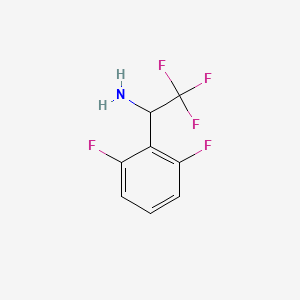 1-(2,6-Difluorophenyl)-2,2,2-trifluoroethan-1-amine