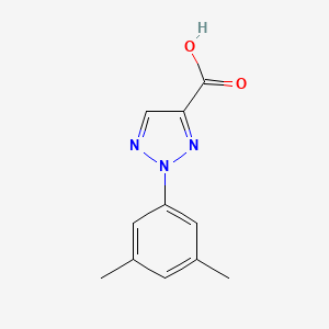 molecular formula C11H11N3O2 B1527578 2-(3,5-二甲基苯基)-2H-1,2,3-三唑-4-羧酸 CAS No. 1250728-47-2