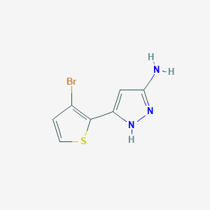 3-(3-Bromothiophen-2-YL)-1H-pyrazol-5-amine