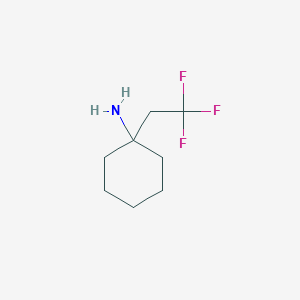 1-(2,2,2-Trifluoroethyl)cyclohexan-1-amine